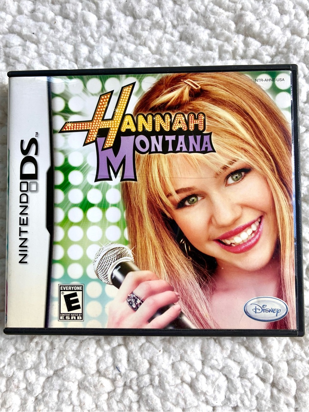 Hannah Montana Nintendo DS Video Game Complete w Booklets & Poster